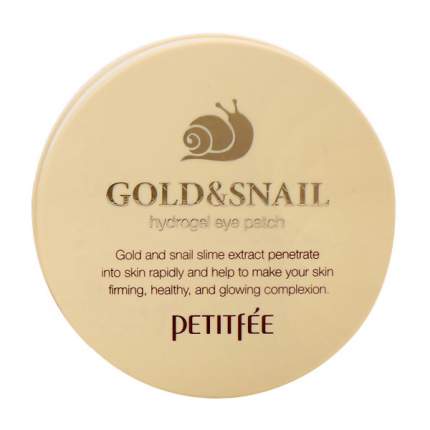 Патчи для глаз PETITFEE Hydro Gel Eye Patch Gold & Snail 60 шт