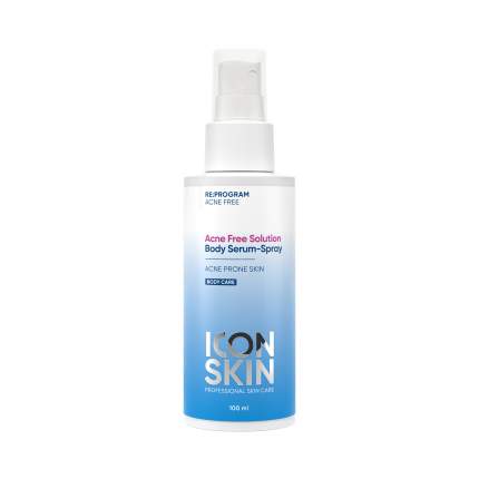 Сыворотка-спрей для тела Icon Skin Acne Free Solution, 100 мл