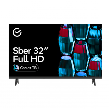 Телевизор Sber SDX-32F2139, 32"(81 см), FHD RAM 1,5GB