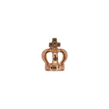 Значок металлический Корона (Клипса, Бижутерный сплав, Золотистый) 50605. Даже самый обычный гольф или блузка выглядят привлекательно,  ...