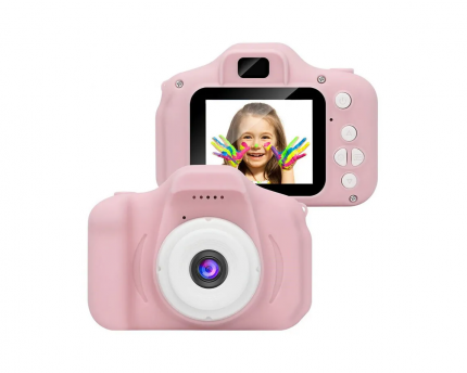 Детский фотоаппарат WellyWell (Розовый)