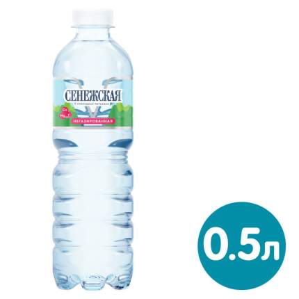 Вода Сенежская минеральная питьевая негазированная 500мл