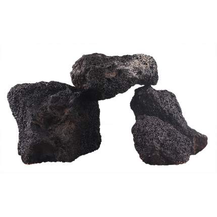 Камень для аквариума Prime Черный вулканический S, натуральный камень, 10х10х10 см,