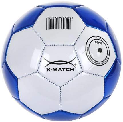 Футбольный мяч X-Match 56489 №5 white/blue/red