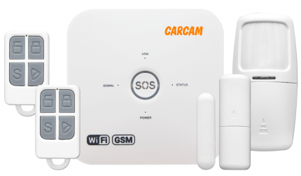 Wi-Fi/GSM сигнализация  CARCAM GSM ALARM KIT комплект умный дом