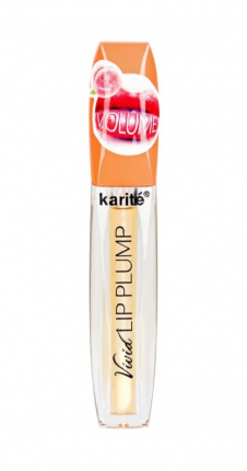 Блеск для увеличения губ с экстрактом персика Lip Plump Volume Karite