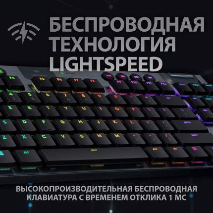 Проводная/беспроводная игровая клавиатура Logitech G915 Black (920-009536)