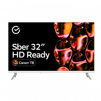 Телевизор Sber SDX-32H2015, 32"(81 см), HD 1,5GB