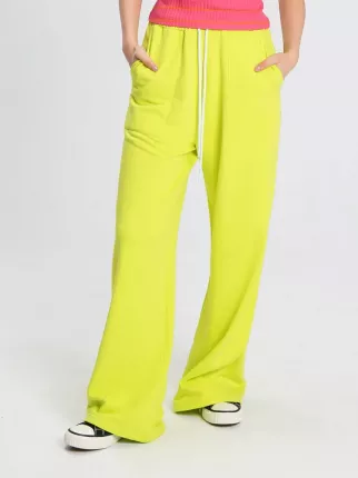 Материал верха: хлопок, Цвет: зеленый, Цвет производителя: ярко-зеленый, Тип: брюки   ...