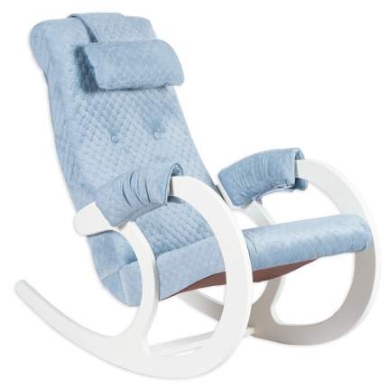 Кресло-качалка AVK Блюз (Diamond Blue, Дуб молочный)