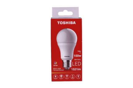 Лампа светодиодная TOSHIBA 14 Вт Е27 груша A60 3000 K теплый свет 220В матовая 