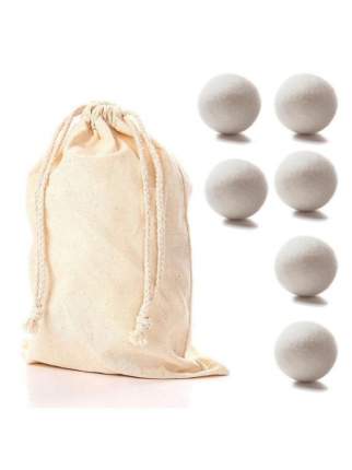 Набор шариков для сушки белья с чехлом (6 шт)