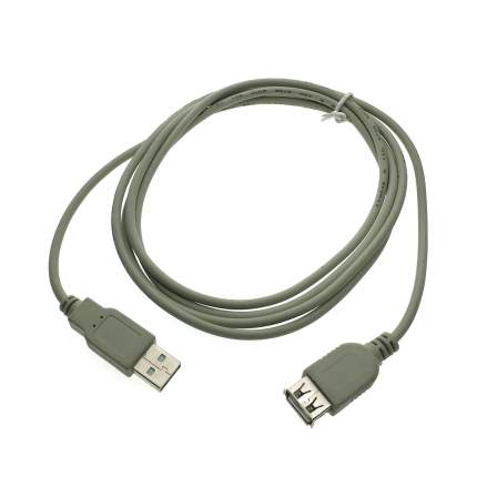 Кабель Espada USB A-USB A, M-F 1,8м Grey (16374)