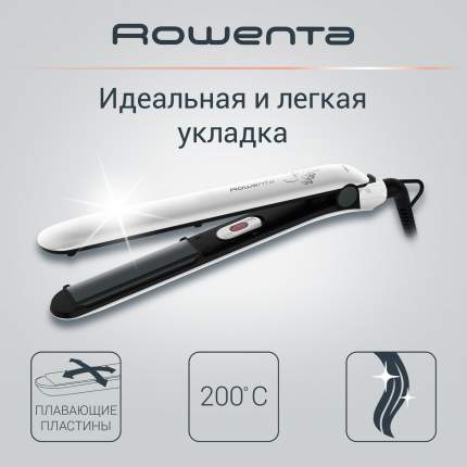 Выпрямитель волос Rowenta Easyliss Pure Collection SF1628F0, белый/черный
