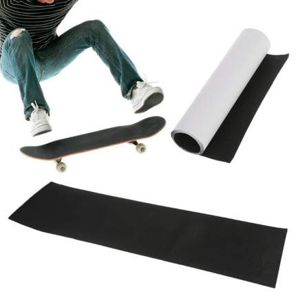 Шкурка для скейта GRIPTAPE, размер 30см х 85см, цвет черный/желтый
