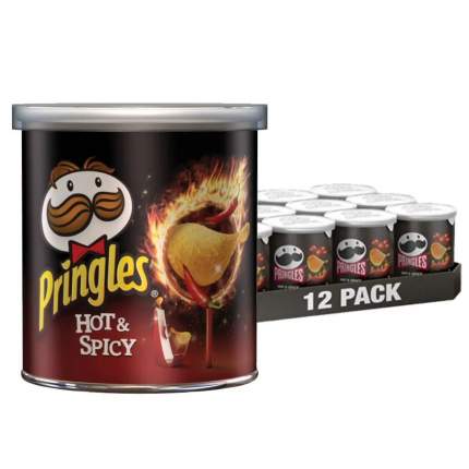 Чипсы картофельные Pringles Hot & Spicy Принглс острые, 12 шт по 40 г