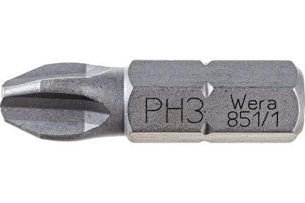 WERA БИТЫ (шт) 851/1 Z PH 3/25 MM   ...