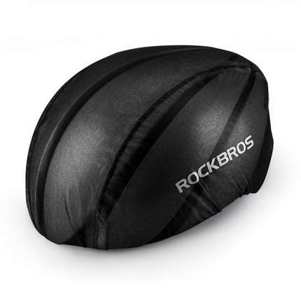 Дождевик на велосипедный шлем / чехол на шлем Rockbros YPP017 ,черный
