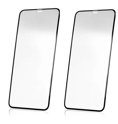Защитное стекло QVATRA для Apple iPhone XR и iPhone 11/Комплект 2 шт