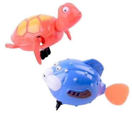 Игрушка заводная для ванной Junfa toys Рыбка и черепаха Потеша ZY883007