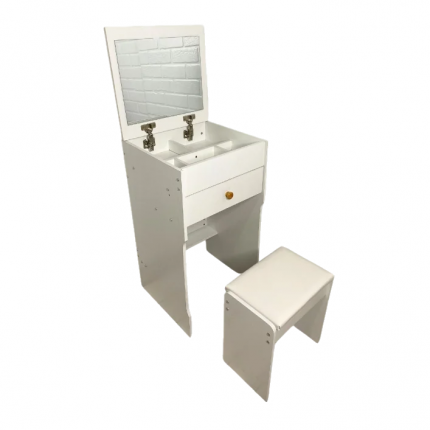 Туалетный столик складной с зеркалом Fabric-stol FS-32 белый