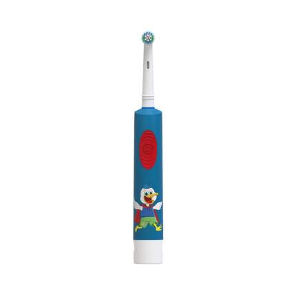 Детская электрическая зубная щетка Aiden-Dentдве сменные насадки, Жираф, голубой