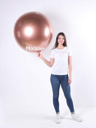 Большой воздушный шар размером 90см в диаметре из натурального латекса производства Мексики, без постороннего запаха. Шар  ...