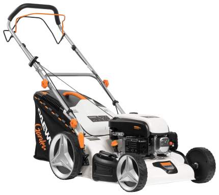 Самоходная бензиновая газонокосилка Daewoo DLM 50SP 5 л.с. является надежной техникой для загородного участка с расширенными  ...