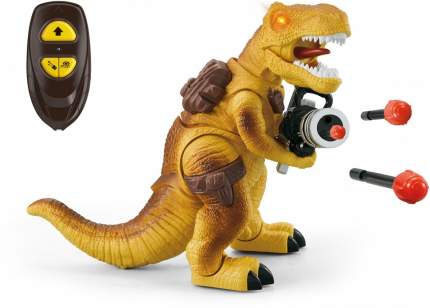 Радиоуправляемый желтый динозавр Ти-Рекс (свет, звук, стреляет пулями), DT-6036-YELLOW