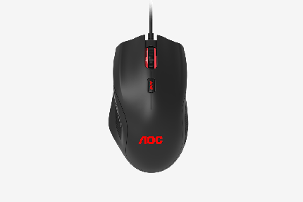 Проводная игровая мышь AOC GM200 красный, черный (GM200)
