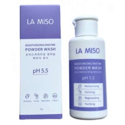Пудра энзимная увлажняющая для умывания La Miso powder wash ph 5.5, 50 г