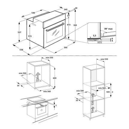 Духовой шкаф whirlpool akzm 8480 nb