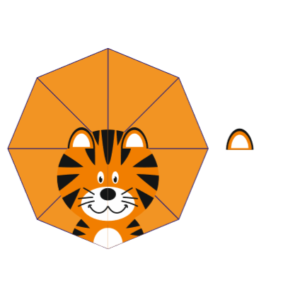 Зонт детский Котофей 03707148-00   ...