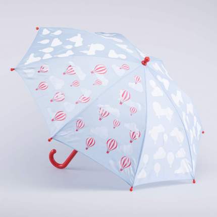 Зонт детский голубой.Подходит для мальчика или девочки дошкольного возраста.- Благодаря особой технологии при попадании воды узор  ...