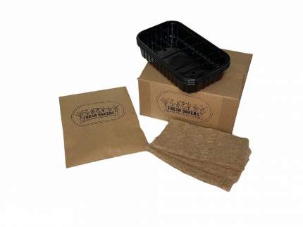 Микрозелень для проращивания Набор Fresh Greens (Дайкон Горчица Подсолнечник)