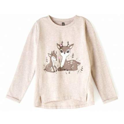 Джемпер для девочки Crockid бежевый меланж р   ...