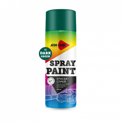 Spray paint gloss — акриловая глянцевая краска, предназначенная для финишного окрашивания металлических, стеклянных, деревянных, керамических поверхностей,  ...