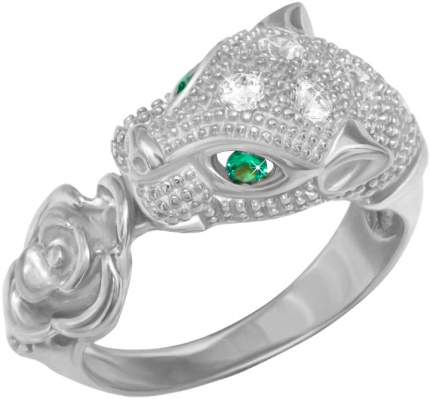 Очаровательное серебряное кольцо в виде кошки с цветком, усыпанное разноцветными фианитами, станет оригинальным подарком близкому   ...