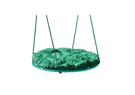 Качели-гнездо M-Group 1403 10х60х60 см с зеленой подушкой