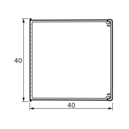 Короб dlp 50х105мм с гибкой крышкой 10429 dlp legrand