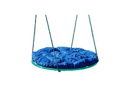 Качели-гнездо M-Group 1402 10х60х60 см с синей подушкой