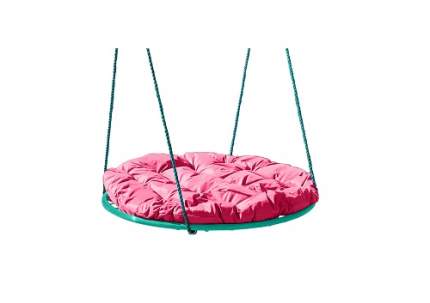 Качели-гнездо M-Group 1408 10х60х60 см с розовой подушкой