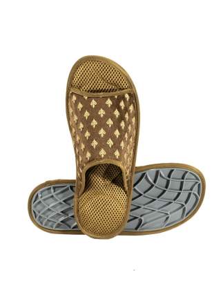 Материал: полиэстер, Тип: массажные тапочки, Цвет: коричневый, Цвет производителя:   ...