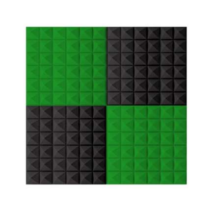 Набор акустического поролона Echoton Piramida 30 (450*450*50мм) темно-серый + зеленый