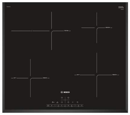Встраиваемая варочная панель индукционная Bosch PIF651FC1E черный