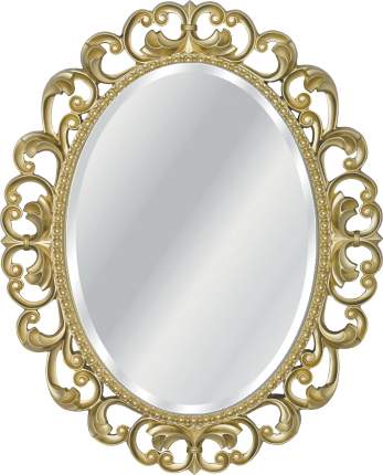Зеркало Tessoro "ISABELLA" овальное без фацета 820х1020 арт. TS-107601-820-G золото
