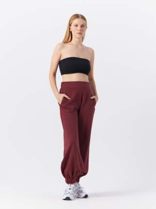 Спортивные брюки женские Deha D73055.65228 бордовые, L