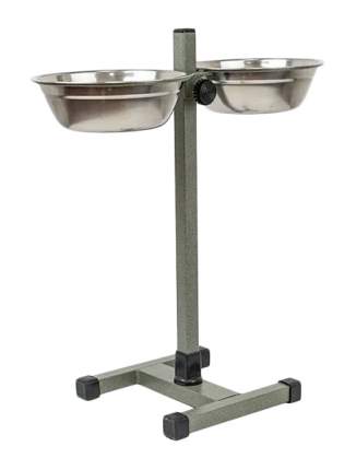 Flamingo H-Stand With Dishes ФЛАМИНГО миски для собак на штативе, нержавеющая сталь, 2х2,5л