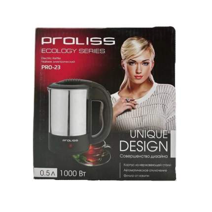 Чайник электрический PROLISS PRO-23 0.5 л серебристый