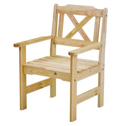 Деревянное садовое кресло